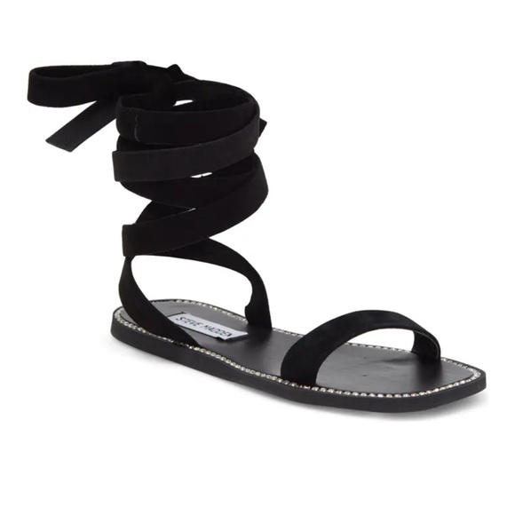 Steve Madden Shoes - NEW Sandals Roza Steve Madden black sued 5,5 size